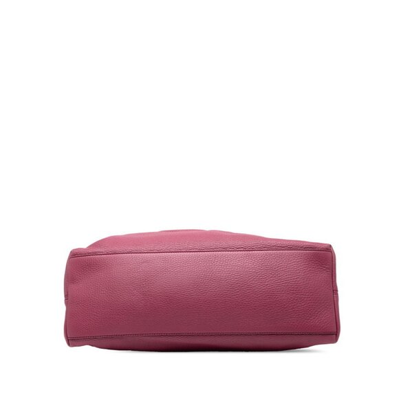 GUCCI Authentic Purple Leather Shoulder Bag - Picture 3 of 6